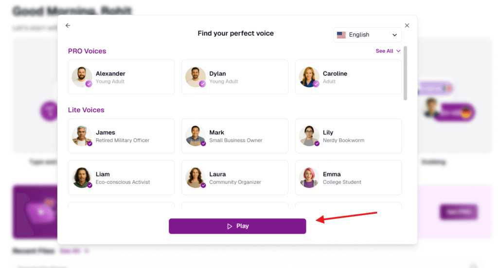 AI voice personalities